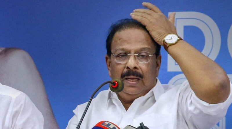 സുധാകരൻ എംപി കൊച്ചിയിൽ നടത്തിയ യോഗം വിവാദത്തിൽ .