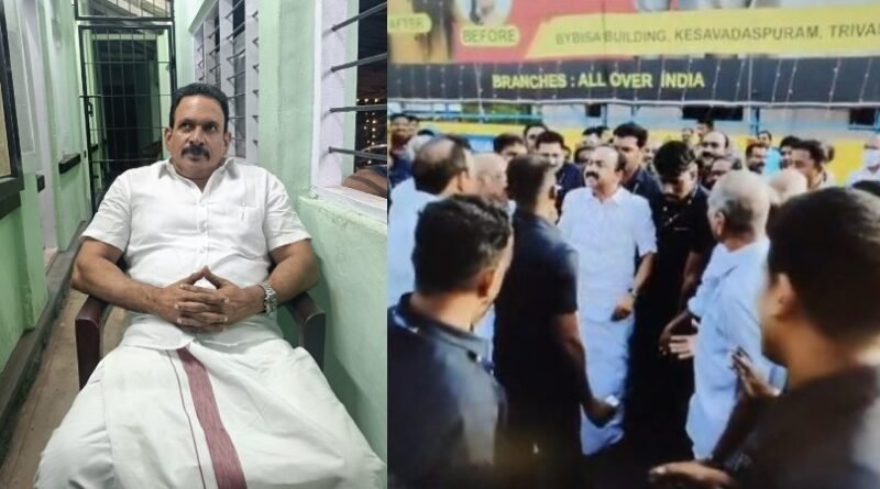 മുഖ്യമന്ത്രിയെ റോഡില്‍ തടഞ്ഞ സംഭവം. ഡിസിസി അംഗം ചേന്തി അനിലിന് സസ്‌പെഷന്‍.
