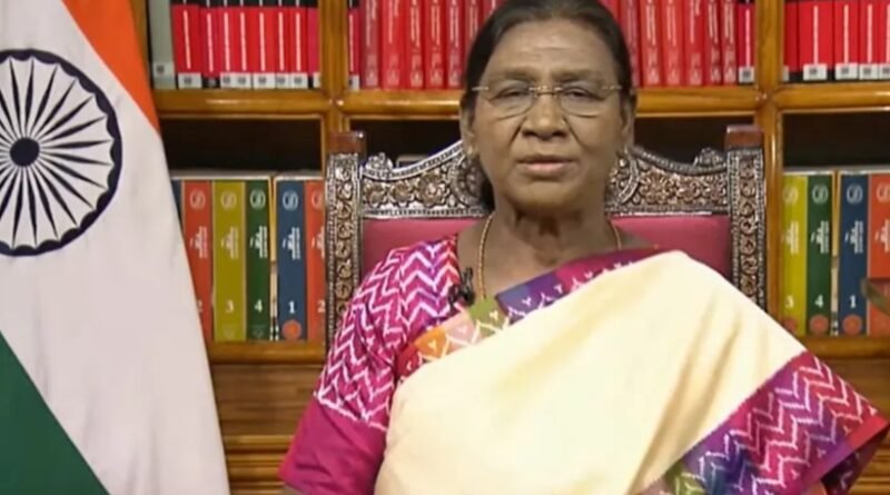 രാജ്യത്തെ രാജ്യത്തെ അഭിസംബോധന ചെയ്‌ത്‌ രാഷ്‌ട്രപതി.
