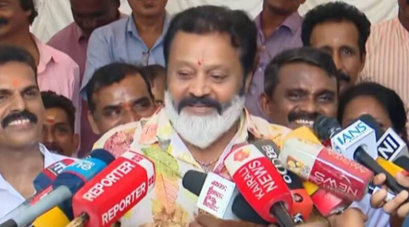 യുഡിഎഫ് സർക്കാരിനെ പ്രശംസിച്ച് കേന്ദ്ര മന്ത്രി സുരേഷ് ഗോപി.