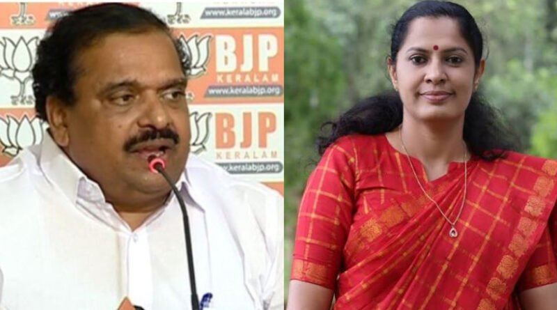 പി പി ദിവ്യയുടെ ബി ജെ പി പ്രവേശം. വെട്ടിലായി ബിജെപി സംസ്ഥാന നേതൃത്വം.